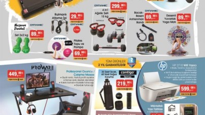 31 Aralık Cuma BİM aktüel teknoloji ürünleri! V-Fit akıllı koşu bandı,  ProWare oyuncu masası ve daha fazlası...