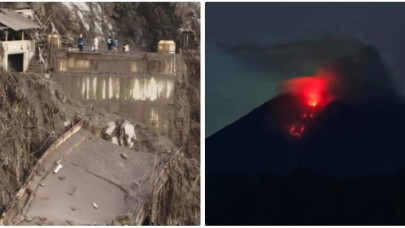 Endonezya'daki volkanik patlamanın yıkıcılığını gözler önüne seren 9 fotoğraf