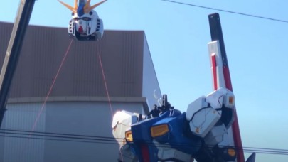 Japonya'nın dev Gundam heykeli neredeyse tamamlandı!