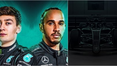 Mercedes'in 2022 F1 aracından ilk ipucu! Fotoğraf paylaşıldı...