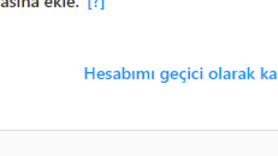 Instagram hesabı bilgisayardan geçici olarak nasıl kapatılır?