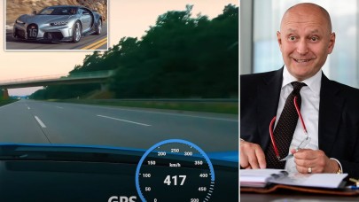 Bugatti Chiron ile otobanda 417 km/s hız yapan sürücü hapis cezası alabilir! - VİDEO