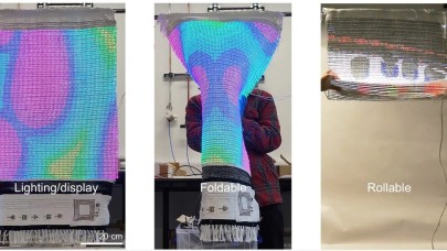 Dokuma kumaştan ekran üretildi! Kıyafetler bile ekrana dönüşebiliyor…