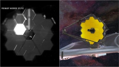 James Webb Uzay Teleskobu 'selfie' yaptı! Uzaydan ilk fotoğraflar geldi...