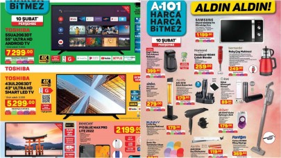 10 Şubat A101 Aktüel teknoloji ürünleri! Samsung Mikrodalga Fırın,  JWIN Org ve daha fazlası...