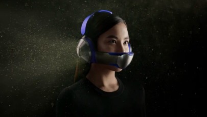 Tuhaf görünümlü,  hava temizleyicili Bluetooth kulaklık: Dyson Zone