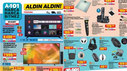 10 Mart Perşembe A101 aktüel teknoloji ürünleri! jWIN org,  Lecoo oyuncu ekipmanları,  Samsung TV ve daha fazlası...