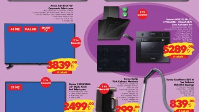 1 Haziran Çarşamba ŞOK aktüel teknoloji ürünleri! Smart TV,  Bluetooth kulaklık ve daha fazlası