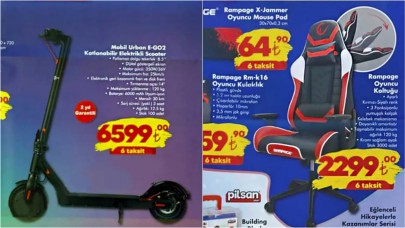 15 Haziran'da ŞOK'a elektrikli scooter ve Rampage oyuncu ekipmanları geliyor!