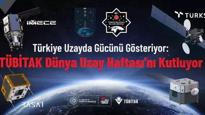 TÜBİTAK, Dünya Uzay Haftası Etkinlikleriyle Öğrencilere Bilim Farkındalığı Sunuyor