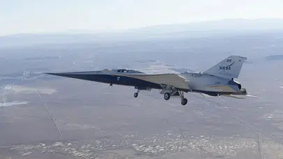 NASA'nın Sessiz Süpersonik Uçağı X-59'un İlk Uçuş Videosu Yayınlandı