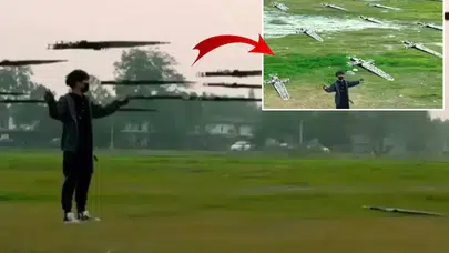 Dünya Bu Adamı Konuşuyor: Kılıçlardan Oluşan Dron Ordusu Kurdu