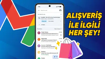 Gmail'in Yeni Alışveriş Kategorisi ile İndirim ve Kampanyaları Kaçırmayın
