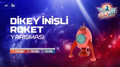 TEKNOFEST 2023: Dikey İnişli Roket Yarışması Başladı