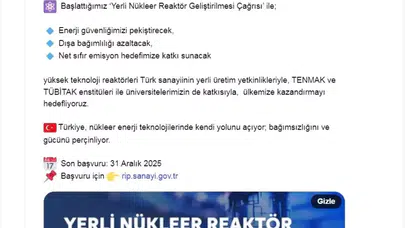 Türkiye Nükleer Enerjide Yeni Bir Adım Atıyor