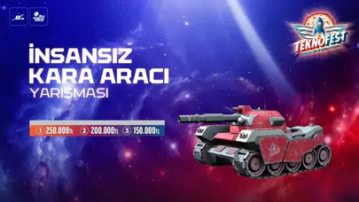 TEKNOFEST'te İnsansız Kara Aracı Yarışması Finali Başladı