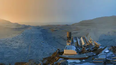 Mars'ta Dünya'daki Gün Batımını Andıran Bir Manzara Görüntülendi