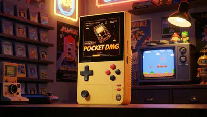 Ayaneo Pocket DMG Aura Yellow: Uygun Fiyatlı OLED Ekranlı Retro Konsol Tanıtıldı