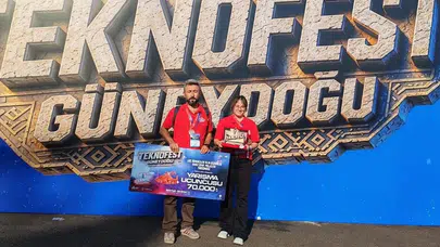 Balıkesirli genç mucitler TEKNOFEST'e damga vurdu: Dört büyük ödül birden