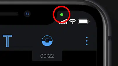 Telefonunuzdaki o küçük ışık aslında bir casus avcısı: Yeşil nokta ne anlama geliyor?