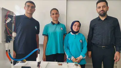 Kebanlı gençlerin su tasarrufu projesi dünya devlerini geride bıraktı