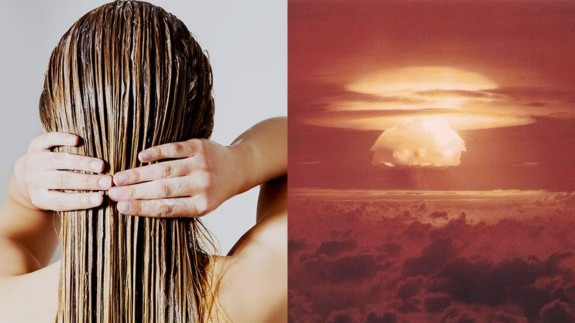 Nükleer savaş durumunda neden saçınıza asla saç kremleri sürmemelisiniz?