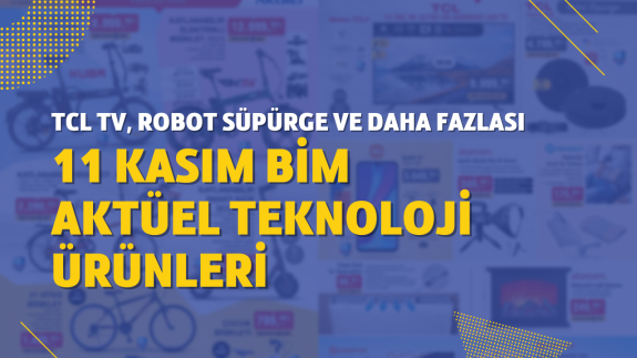 11 Kasım BİM aktüel teknoloji ürünleri: TCL TV,  robot süpürge,  bisiklet çeşitleri ve daha fazlası