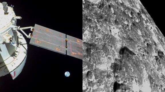 Ay'a seyahat eden Orion aracından ürkütücü ve büyüleyici fotoğraflar geldi