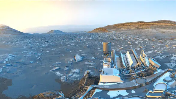 Kızıl Gezegen'de 5 bin gün: Curiosity'den kartpostal tadında kutlama