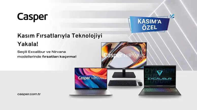 Kasım Ayında Casper’dan Alışveriş Fırsatları