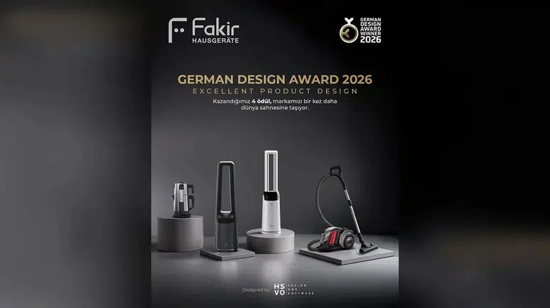 Fakir Hausgeräte, German Design Awards 2026’da Tasarım Gücünü Tescilledi