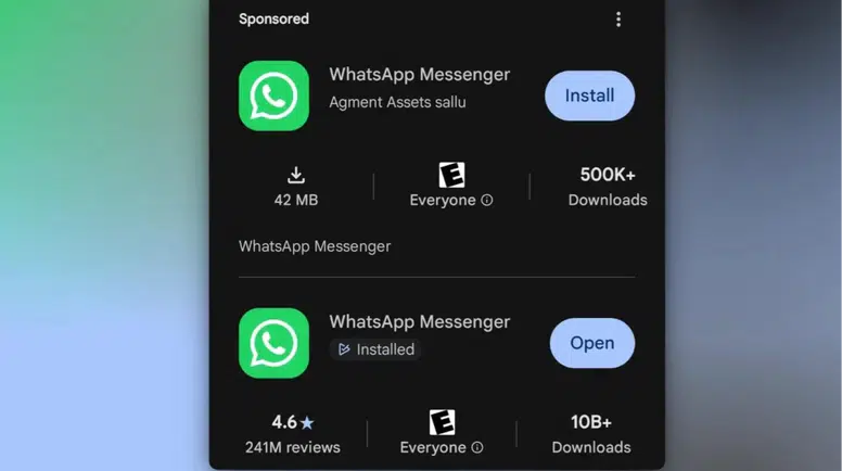 Google Play'de büyük güvenlik açığı: Sahte WhatsApp tuzağına 500 bin kişi düştü