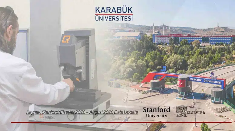 Karabük Üniversitesi'nde büyük gurur: 22 akademisyen dünya listelerinde