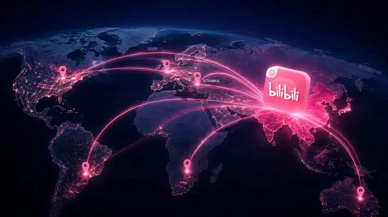 Türkiye de Bilibili'nin küresel hedefinde: 376 milyon kullanıcılı platform