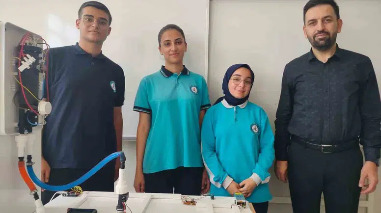 Kebanlı gençlerin su tasarrufu projesi dünya devlerini geride bıraktı