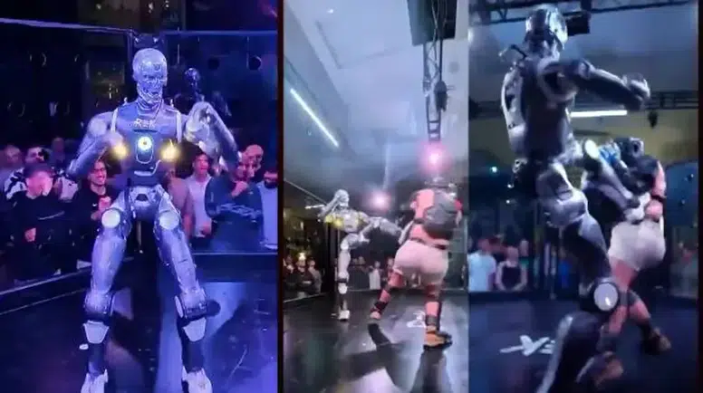 Ringde teknoloji devrimi: İnsansı robot rakibini nakavt ederek tarih yazdı