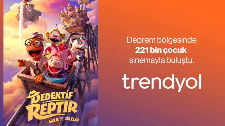 Deprem bölgesindeki miniklere sinema şöleni: 221 bin çocuk Dedektif Reptır ile buluştu