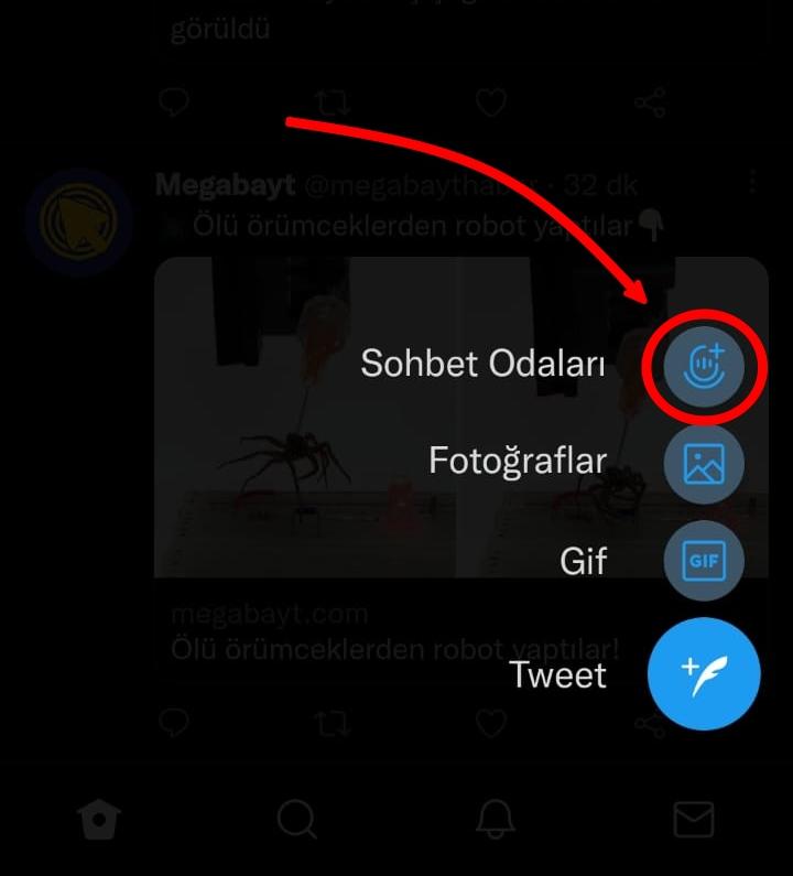 Twitter sohbet odası nasıl kurulur?