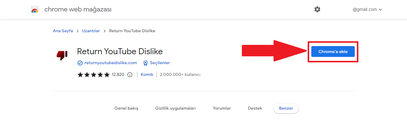 YouTube beğenmeme sayısını nasıl geri getirilir?