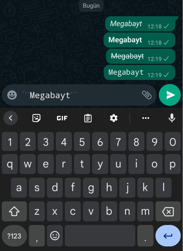 WhatsApp yazı tipi değiştirme nasıl yapılır?