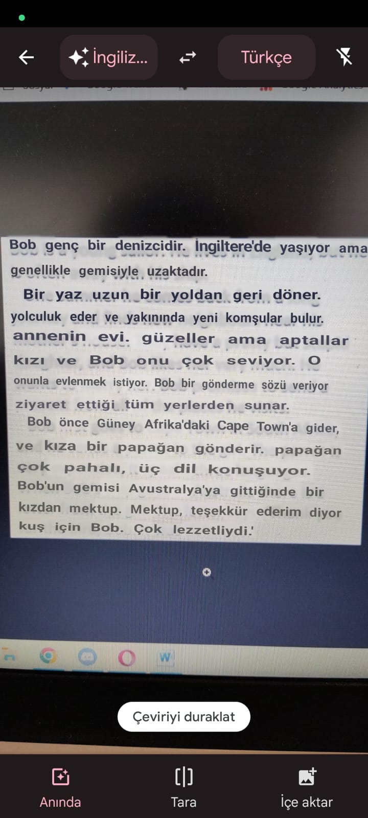 Google Çeviri ile remilerdeki metin nasıl çevrilir?