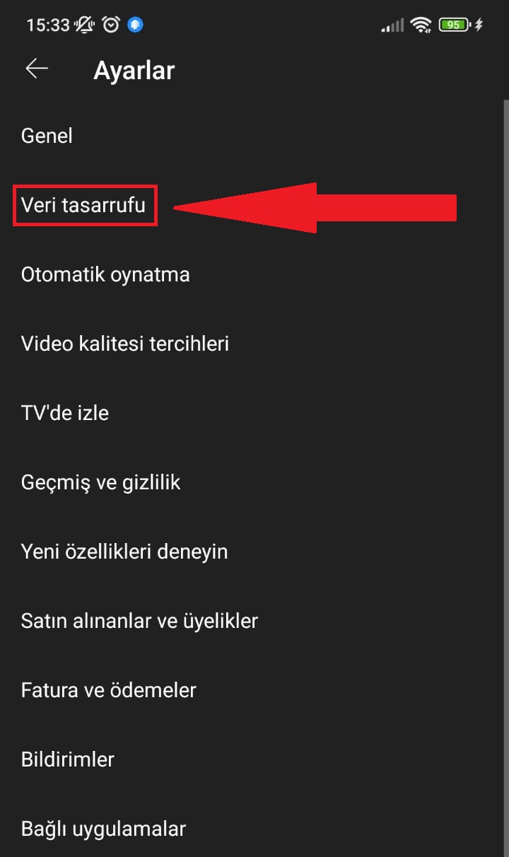 YouTube veri tasarrufu nasıl yapılır?
