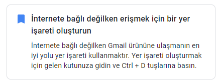Gmail çevrimdışı kullanmak