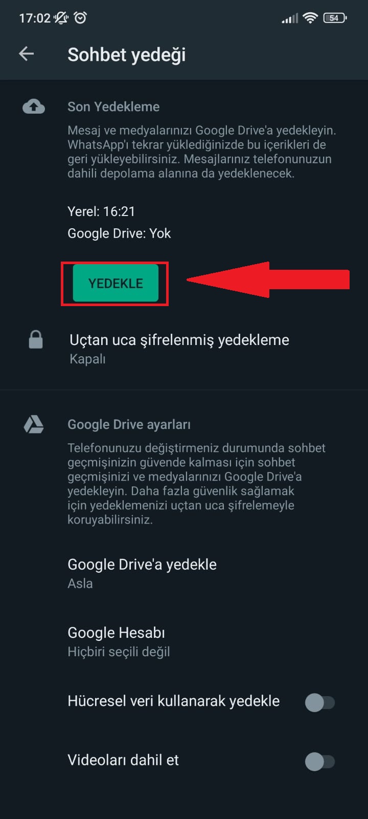 WhatsApp sohbet geçmişi nasıl kaydedilir?