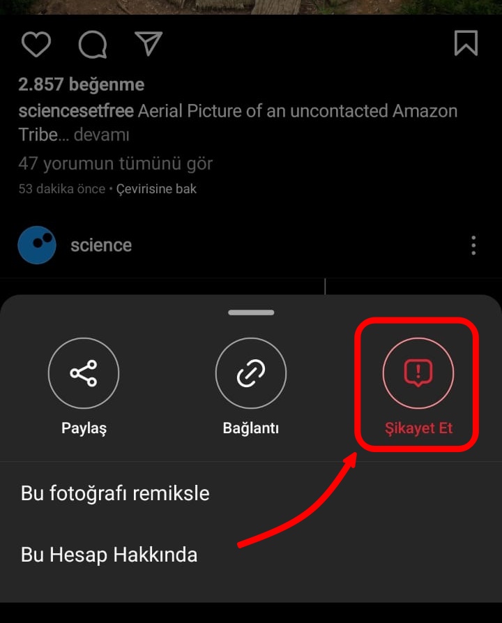 gönderi şikayet etme (2)