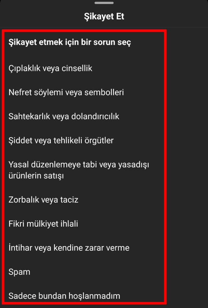 mesaj şikayet etme (2)