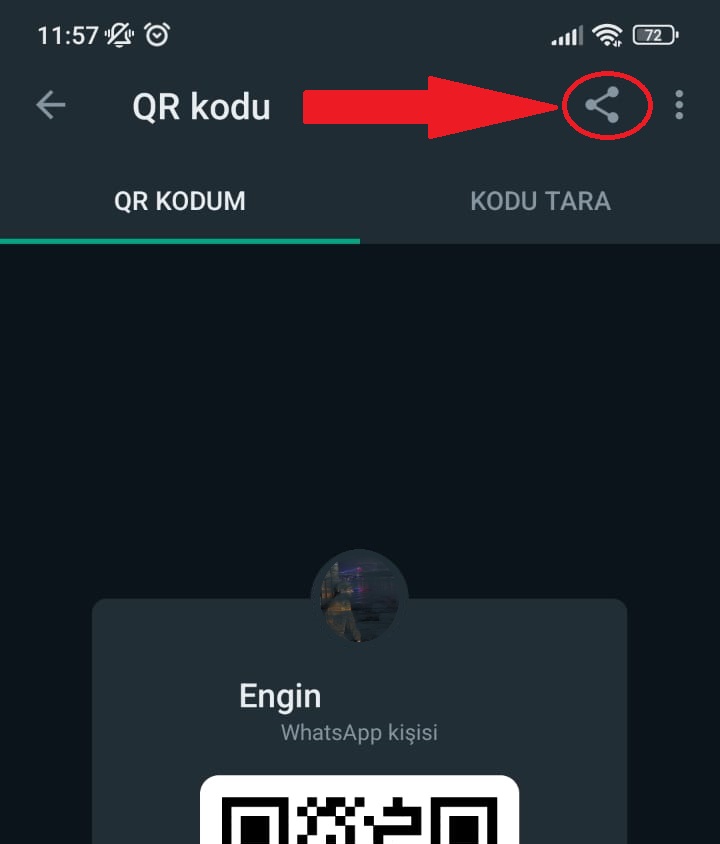 qr paylaşma