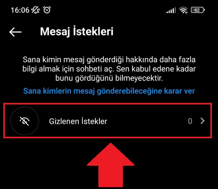 Instagram sınırlı mesajlar nasıl görülür?