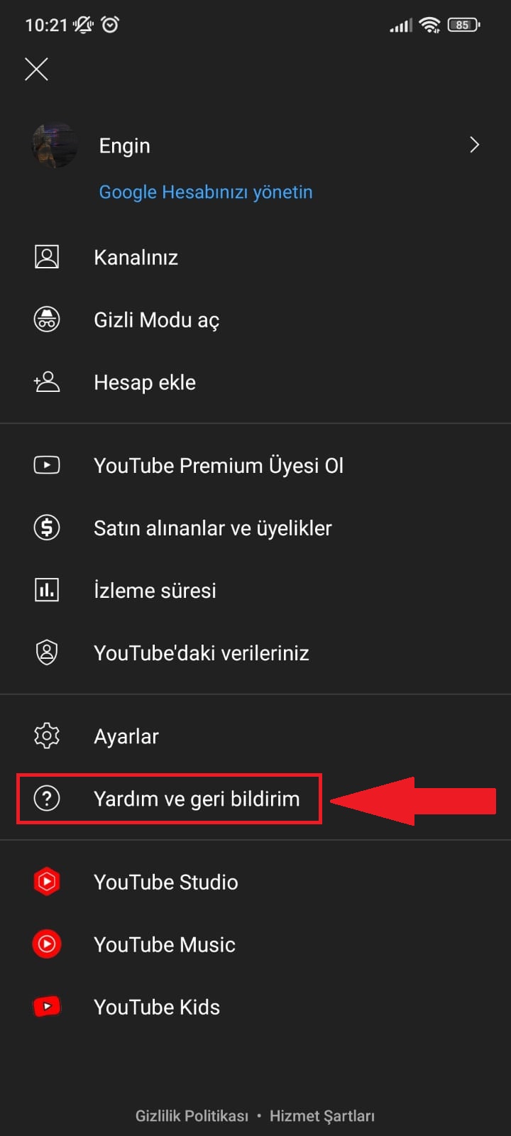 YouTube’da mesaj nasıl gönderilir?