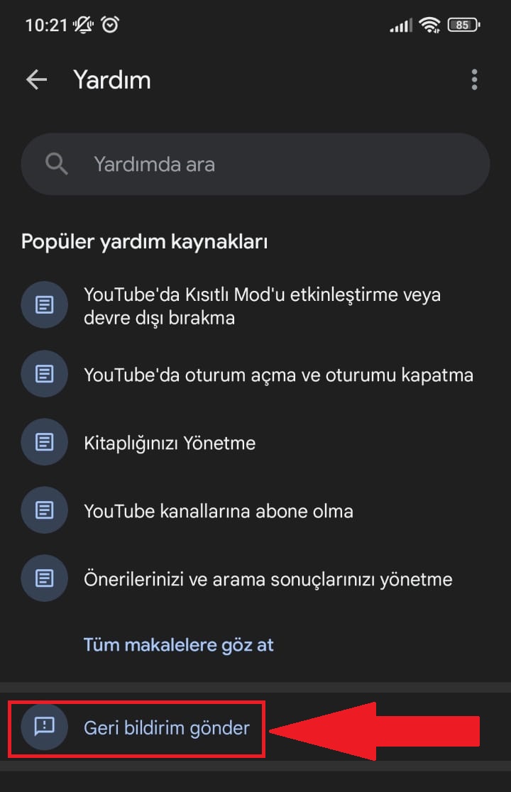 YouTube’da mesaj nasıl gönderilir?